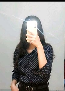 Patterned Button-down Shirt
