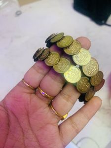 silk thread Coin bangles