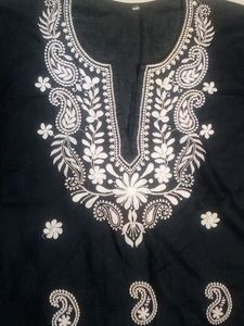 Cotton Chikankari Kurti
