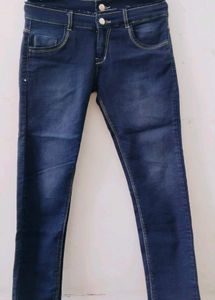 Dark Blue Denim Jeans