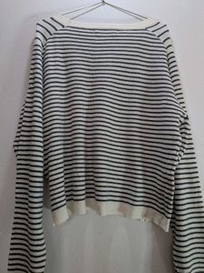 Striped Knit Sweater