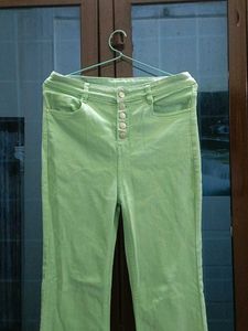 Mint Flare Jeans