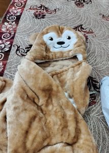 Bear Hooded Baby Towel