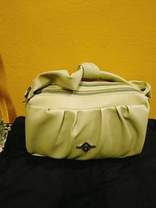 leather sling bags with two compartment