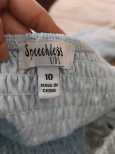 Cute Blue Polka Dot Dress