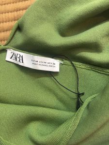 ZARA Green 2 way Midi Dress