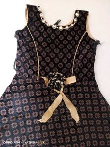 Black Golden Frock
