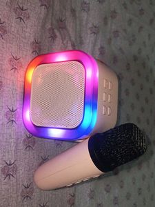 Karaoke Speaker Set With Mic And Charging Cable