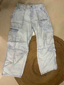 Light Blue Cargo Pants