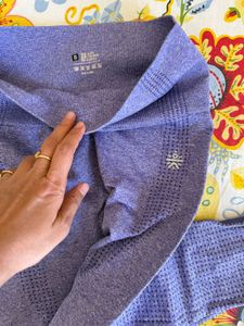 Purple Seamless High Waist Leggings