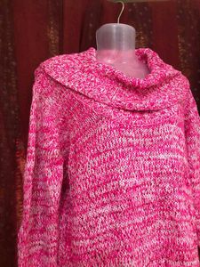 L.e.i. Rose Pink High Neck Top