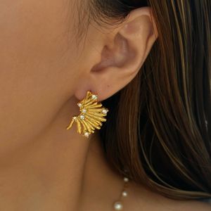 Golden Bloom studs