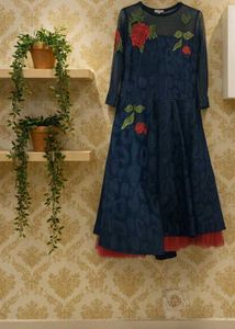 Floral Embroidered Shirt Dress