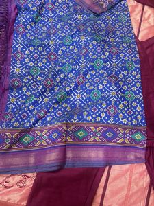 Purple Embroidered Kurta Set