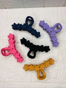 Flower Hair Claw Clip Set