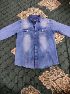 Acid water Denim Shirt