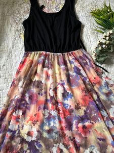 Floral High-Low Dress