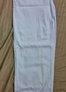 Beige Baggy Wide leg jeans