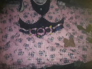 Pink Floral Girls Dress