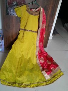 Elegant full Gown with duppatta