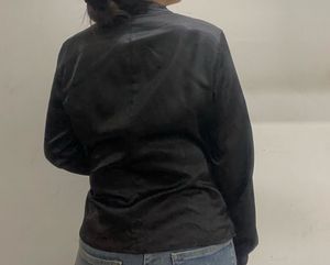 🖤Black Satin Wrap Top 🖤( Stretchable )