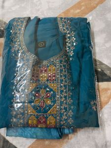 straight kurta set with dupatta