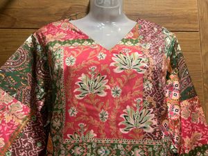 🫰🏻Fablestreet🫰🏻Floral Patchwork Print Straight