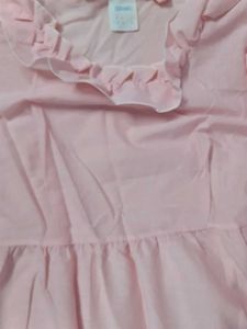 Sleeveless Night Gown With Flies.