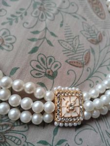 Pearl Necklace &amp; Earring Set