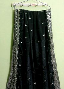 New/Unused Embroidered Semi Stitched Lehnga Set