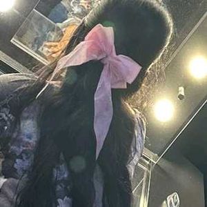 Cute Pink Hair Bow