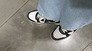 Black &amp; White Sneakers