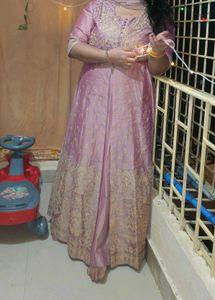 English Color Long Top With Skirt