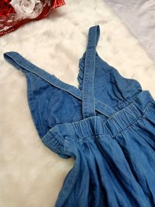 💠Denim Ruffle Mini Dress💠
