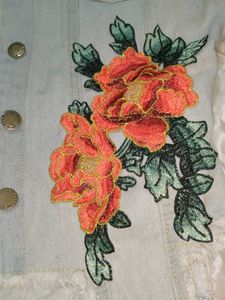 Floral Denim Jacket