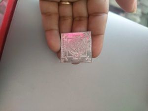 Pure Silver Shree yantra