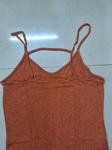 Casual Orange Dress