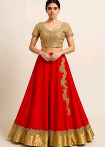 Beautiful✨Red Lahnga Choli💕