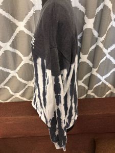 Tie-Dye Graphic Print Sweatshirt