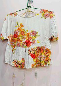 Floral Print Top
