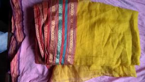 Beautiful yellow Saree