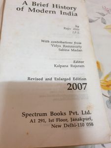 History Of Modern India