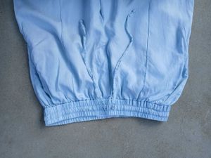 Light Blue Relaxed Fit Casual Pants
