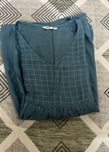 Blue kaftan style  tunic Top