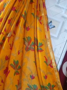 Elegant Yellow Saree