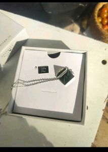 Shiasa Black Cube Necklace