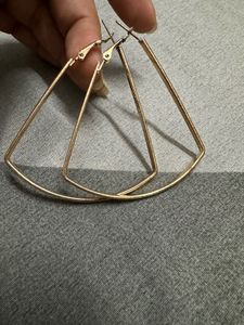 Triangle Hoop Earrings