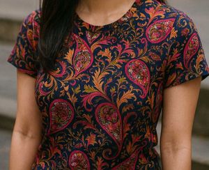 Paisley Print Short Kurti