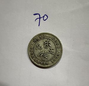 5 Cents 1904 Hongkok Rare