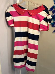 Striped Peter Pan Collar Dress